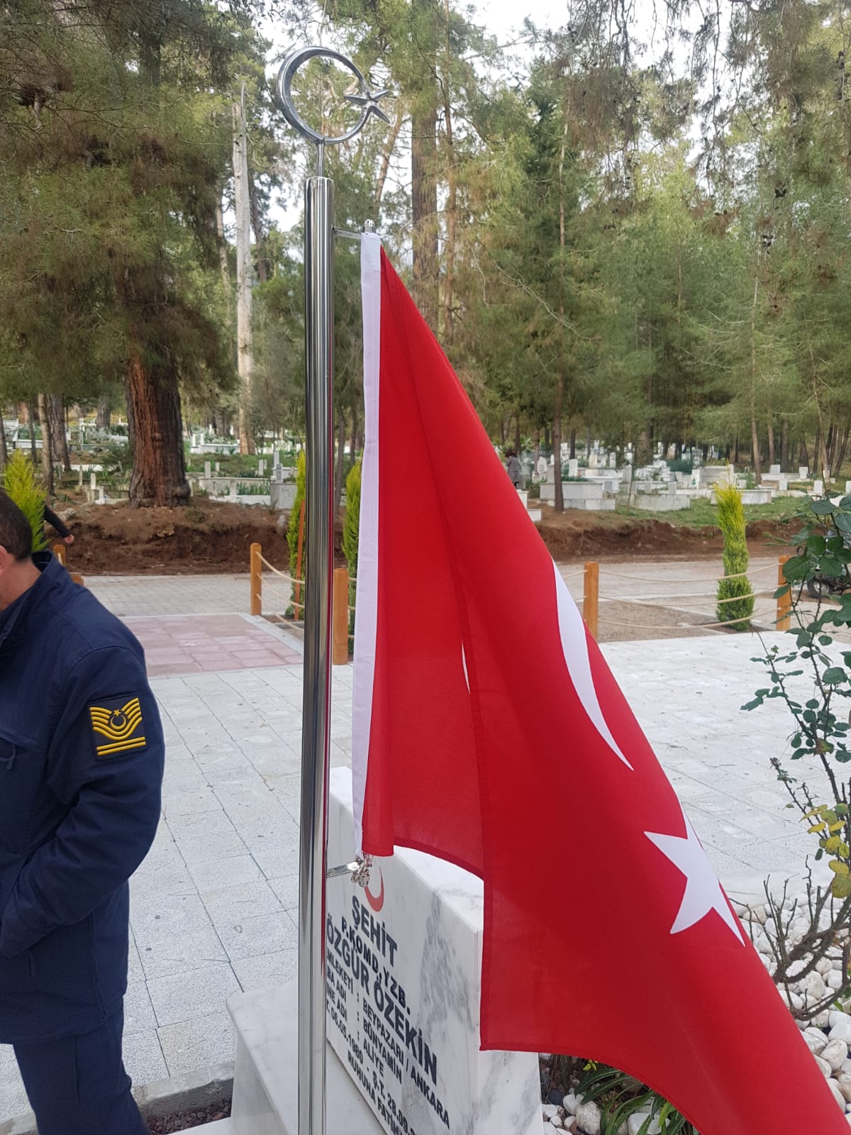 Ay Yıldızlı Paslanmaz Direk Uygulaması