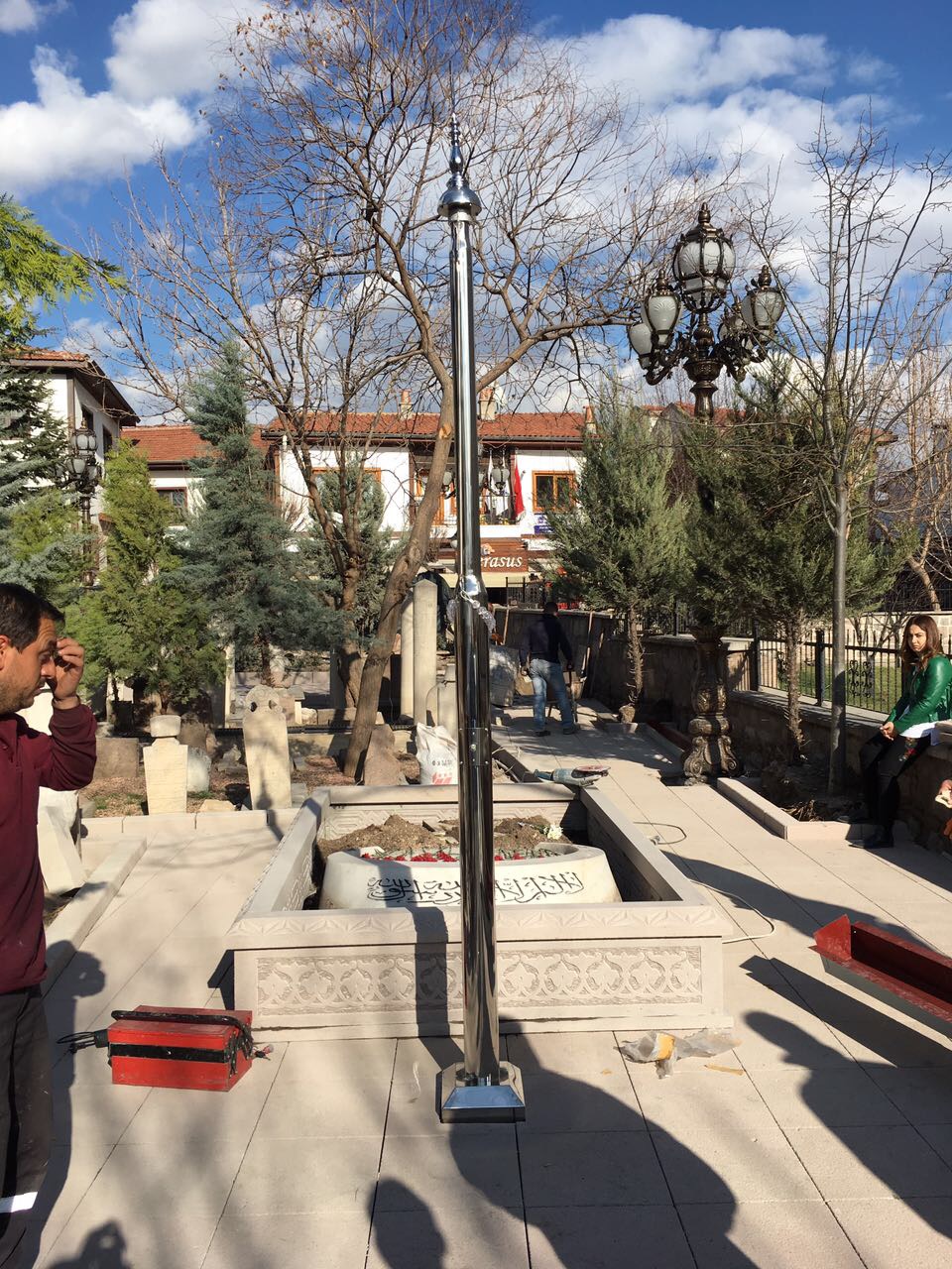 Dekoratif Kaideli Direk Uygulaması